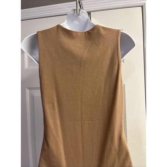 Nuuds Crewneck Sleeveless Heather Mocha/coffee Thong Bodysuit Snaps Medium NWOT - Picture 8 of 12